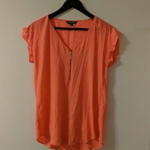 Coral Blouse